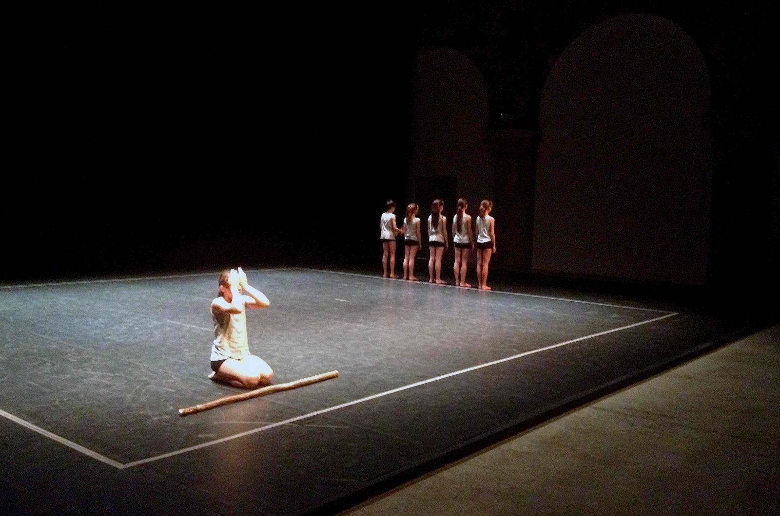 looking at grass-level